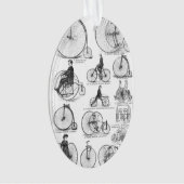 High Wheeler Fiets Penny Farthing Ornament (voorkant)