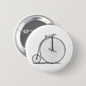 high wheeler fiets penny farthing ronde button 5,7 cm (Voorkant /achterkant)