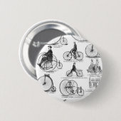 high wheeler fiets penny farthing ronde button 5,7 cm (Voorkant /achterkant)