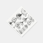 High Wheeler Fiets Penny Farthing Servet (Hoek)