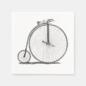 High Wheeler Fiets Penny Farthing Servetten (Voorkant)