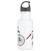 High wheeler pinguïn waterfles  (Voorkant)