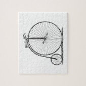 High Wheeler Victoriaanse Penny Farthing-fiets rij Legpuzzel (Verticaal)