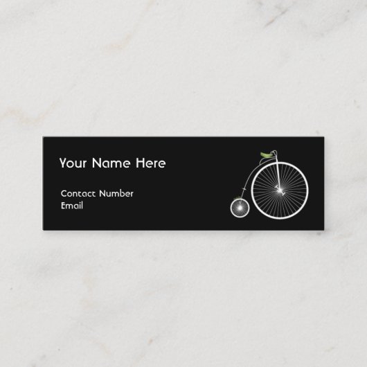 High Wheelin' Mini Visitekaartje (Voorkant)