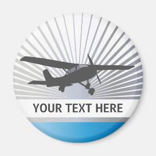 High Wing Vliegtuig Magneet