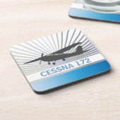 High Wing Vliegtuig Onderzetter (Linkerzijde)