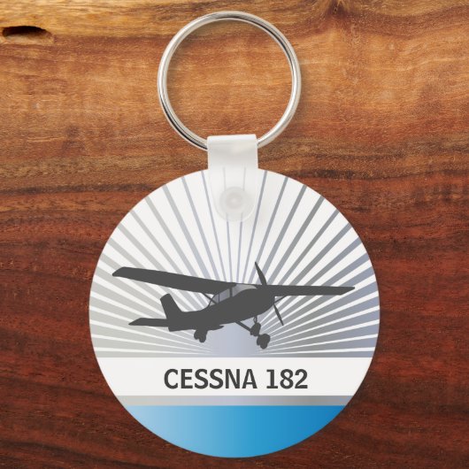 High Wing Vliegtuig Sleutelhanger (Voorkant)