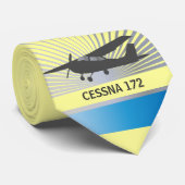 High Wing Vliegtuig Stropdas (Opgerold)