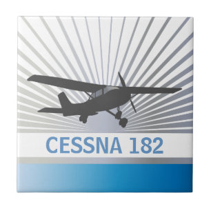 High Wing Vliegtuig Tegeltje