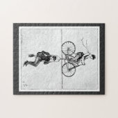 High wire fiets -  Circus Cycling Legpuzzel (Horizontaal)