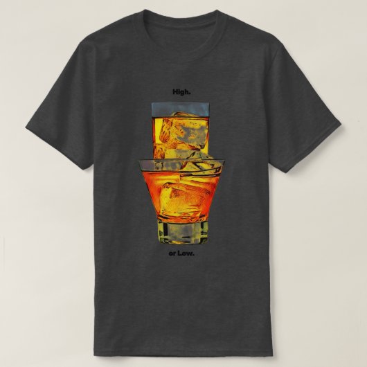 Highball of Lowball T-shirt (Design voorkant)