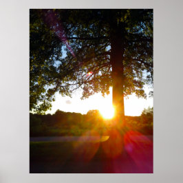 Highbanks Metro Park at Sunset, Columbus, Ohio Poster