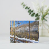Highbanks Metro park, High Bluffs, in Winter, Ohio Briefkaart (Staand voorkant)