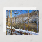 Highbanks Metro park, High Bluffs, in Winter, Ohio Briefkaart (Voorkant / Achterkant)