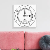Highbury Clock End 3pm start Gunners Canvas Afdruk (Insitu (Woonkamer))