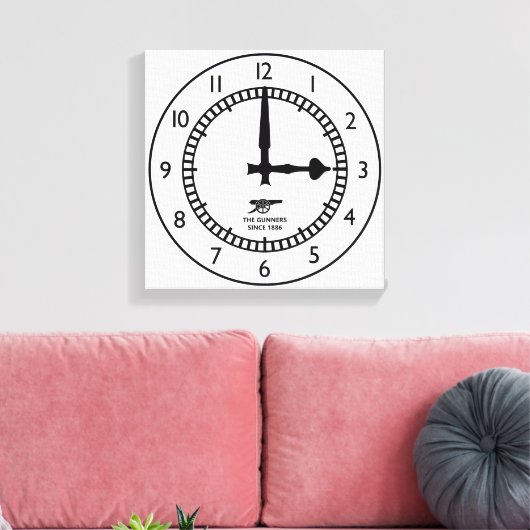 Highbury Clock End 3pm start Gunners Canvas Afdruk (Insitu (Woonkamer))