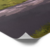 Highbury Fields Islington Londen Reisposter Poster (Hoek)