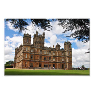 Highclere Castle Downton Abbey England Verenigd Ko Foto Afdruk