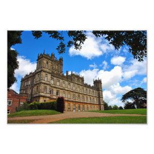 Highclere Castle Downton Abbey England Verenigd Ko Foto Afdruk