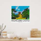Highclere Castle, Hampshire, Engeland Poster (Keuken)
