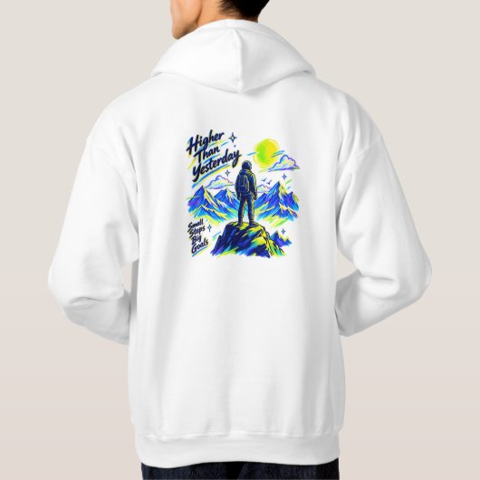 Higher Than Yesterday Mountain Hoodie (Achterkant)
