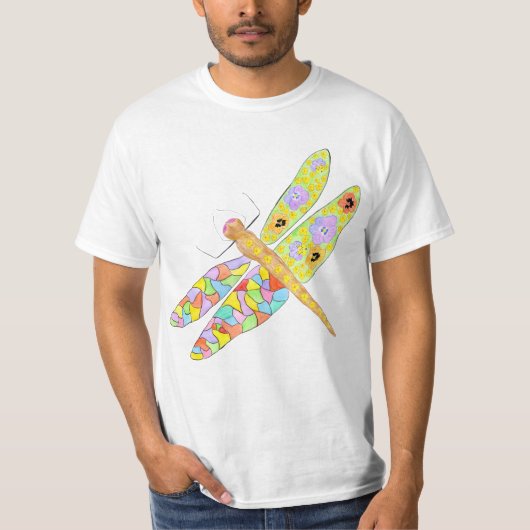 Highflyers floral Dragonflies T-shirt (Voorkant)