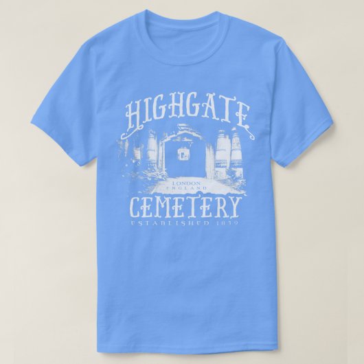 Highgate Cemetery T-shirt (Design voorkant)