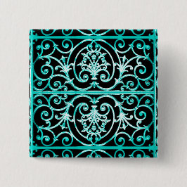 Highgate Iron Vierkante Button 5,1 Cm