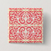 Highgate Iron Vierkante Button 5,1 Cm (Voorkant)