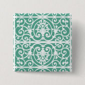 Highgate Iron Vierkante Button 5,1 Cm (Voorkant)