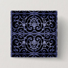 Highgate Iron Vierkante Button 5,1 Cm