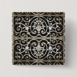 Highgate Iron Vierkante Button 5,1 Cm