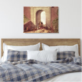Highgate Tunnel, gegraveerd door George Hunt, c.18 Canvas Afdruk (Insitu (Slaapkamer))