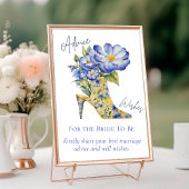 HighHeel Schoen Advies en Well Wishes Tafelblad Te Kaart