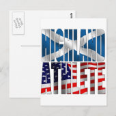 Highland Athlete Briefkaart (Voorkant / Achterkant)