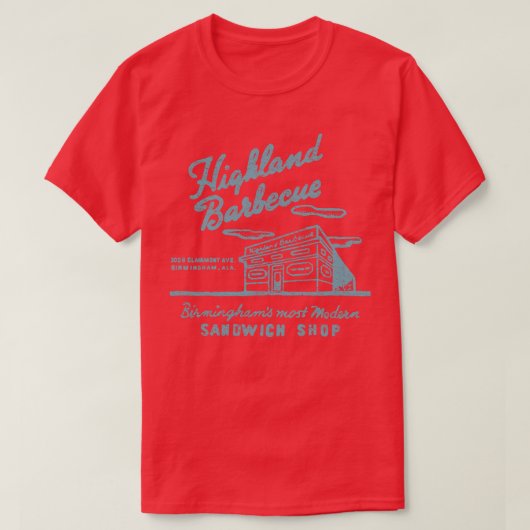 Highland Barbeque TShirt (Design voorkant)
