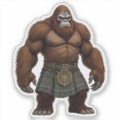Highland Bigfoot Sticker (Voorkant)