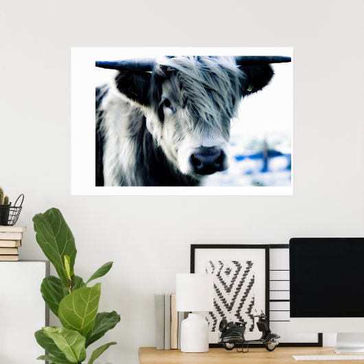 Highland Blue Poster (Thuiskantoor)