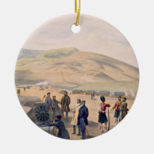 Highland Brigade Camp, bord uit 'The Seat of War' Keramisch Ornament