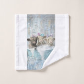 Highland Calve Bubble Bath Matching Douchegordijn Bad Handdoek (Wasdoekje)