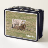 Highland Calves Metalen Lunchbox (Voorkant)