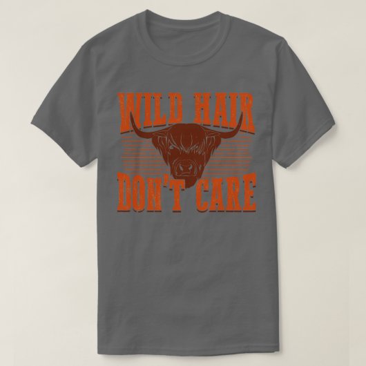 Highland Cattle Koe Farmer Gift T-shirt (Design voorkant)