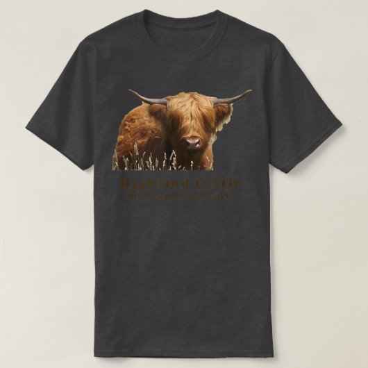 Highland Cattle Koe Hippie Top (Design voorkant)