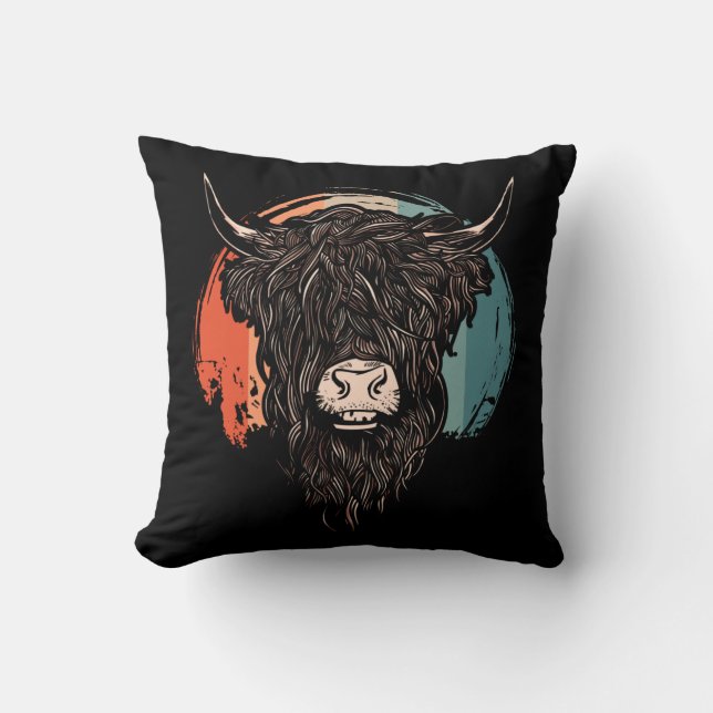 Highland Cattle Kussen (Voorkant)