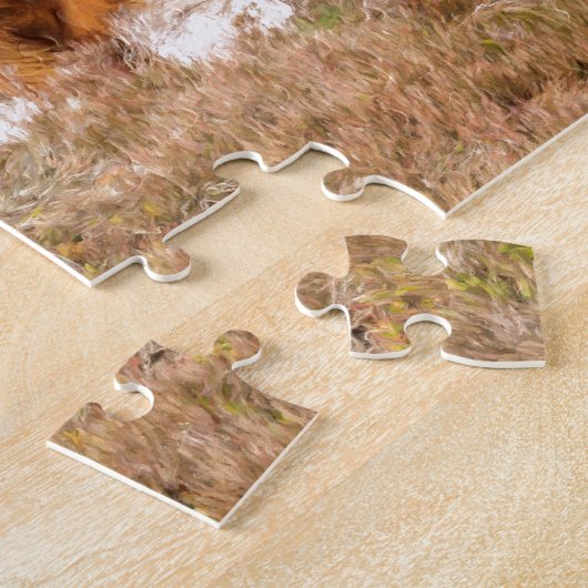 Highland Cattle Legpuzzel (Zijkant)