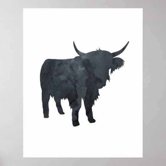 Highland Cattle Poster (Voorkant)