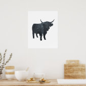 Highland Cattle Poster (Keuken)