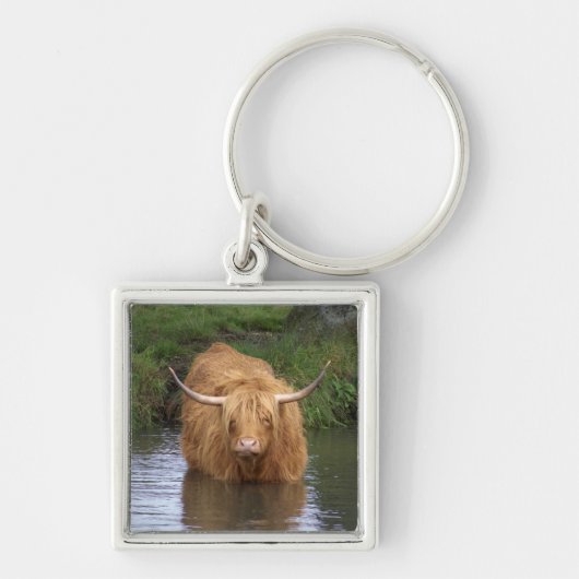 Highland Cattle Sleutelhanger (Voorkant)