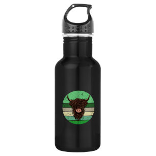 Highland Cattle Waterfles