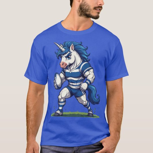 Highland Charge Unicorn Rugby Pride T-shirt (Voorkant)